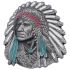 Chief Figure Indian Belt Buckle