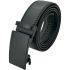 Classic Black Ratchet Belts - No Hole Adjustable Slide Belts
