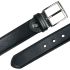 Men's Leather Belt Classic Jet Black Mixed sizes