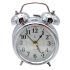 Metal Table Clock Silver