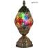 Cosmic Rainbow Mosaic Glass Lamp - Without Bulb