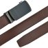 Chocolate Brown Ratchet Belts - No Hole Adjustable Slide Belts