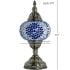 Midnight Blue Turkish Lamp with Mosaic Glasses - Without Bulb