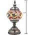 Colorful Diamonds Turkish Lamp - Without Bulb