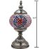 Multicolor Flower Handmade Turkish Lamp - Without Bulb