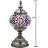 Blue Sunflower Vintage Turkish style Lamp - Without Bulb