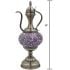 Purple Dreams Turkish Mosaic Lamp with Teapot Design - Without Bulb