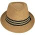 Elegant Casual Straw Trilby Fedora Hat Set