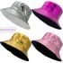 Metallic Bucket Hats for Parties - Assorted Colors