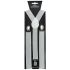 Glitter Light Gray Suspender