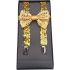 Gold Sequin AB Suspenders Set
