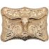 Golden Long-horn Design Quality Western Belt Buckle