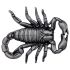 Scorpion Buckles Gray Design