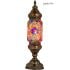 Blue and Purple Flower Turkish Lamps with Cylindrical Design - Without Bulb