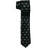 Black and Blue Cross Patterned Slim Tie
