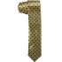 Gold Heart Patterned Slim Tie