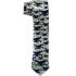 Skull Patterned Slim Tie