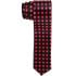 Red Dot Patterned Slim Tie