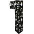 Music Patterned Slim Tie