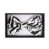 White Zebra Bowtie