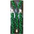 Green Floral Suspender