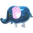 Walking Blue Elephant Balloon