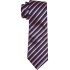 Black and Pink Striped Necktie Set