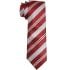 Classic Red and White Striped Tie Set