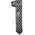 Fleur de Lis Patterned Slim Tie