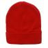 Unisex Plain Red Beanie Hat