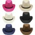 Unisex Black Banded Cowboy Hat Set