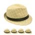 Vintage Brown Jazz Style Trilby Fedora Hat