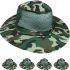 Men's Fishing Hiking Mesh Camouflage Boonie Hat