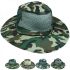 Men's Hiking Army Camouflage Mesh Boonie Hat