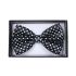 White Polka Dot Bowtie