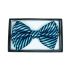 Blue Striped Bowtie