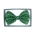 Green Striped Bowtie