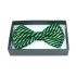 Green Striped Bowtie