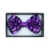 Purple Zebra Bowtie