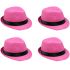 Pink Trilby Fedora Hat