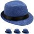 Navy Blue Trilby Fedora Hat