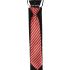 Red and White Lines Kid Necktie