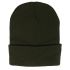 Unisex Plain Dark Green Beanie Hat