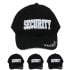 SECURITY Embroidered Black Baseball Cap