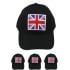 British Flag Black Baseball Cap