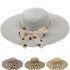 Floppy Wide Brim Ribbon Knot Sun Hat