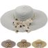 Floppy Wide Brim Ribbon Knot Sun Hat