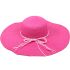 Pink Floppy Straw Hat