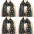 Pure Cotton Mustache Print Women Scarf