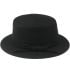 Black Wool Winter Bucket Hats for Women